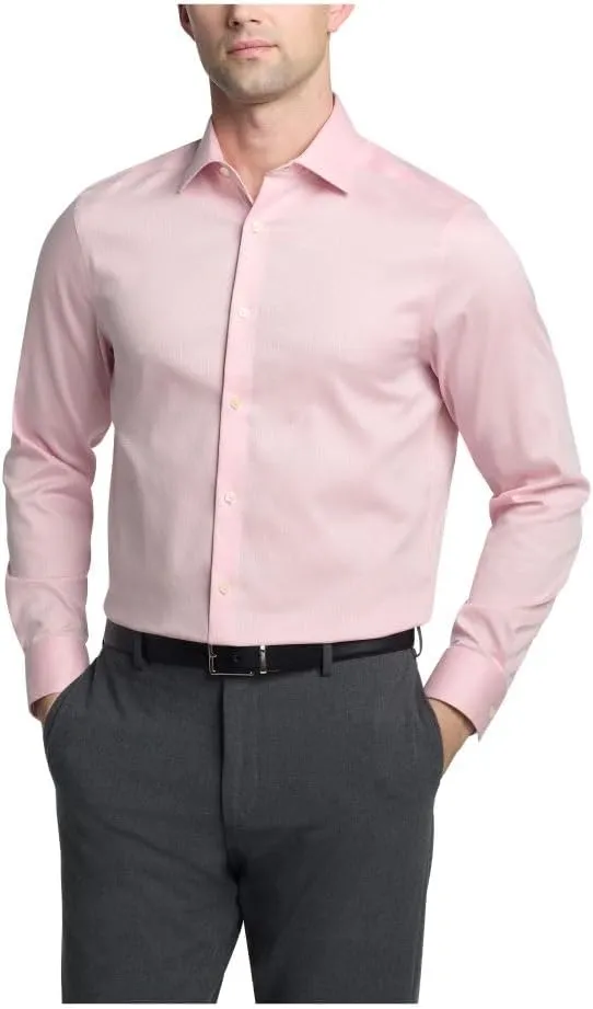 Calvin Klein Men's Dress Shirt Non Iron Stretch Slim Fit Solid