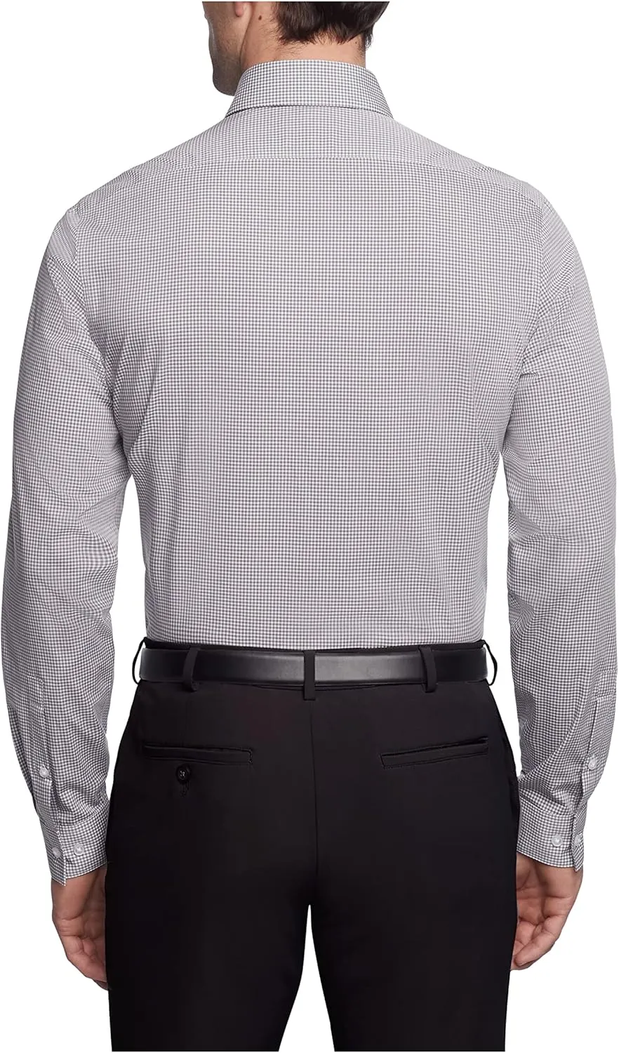 Calvin Klein Men's Dress Shirt Slim Fit Non Iron Gingham