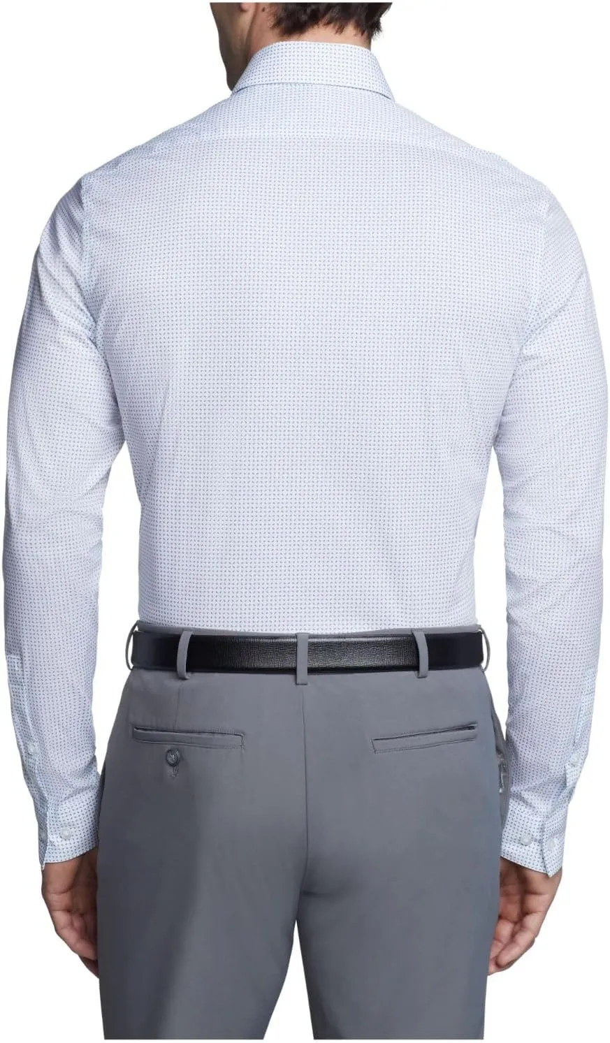 Calvin Klein Men's Dress Shirts Non Iron Stretch Regular Fit Print