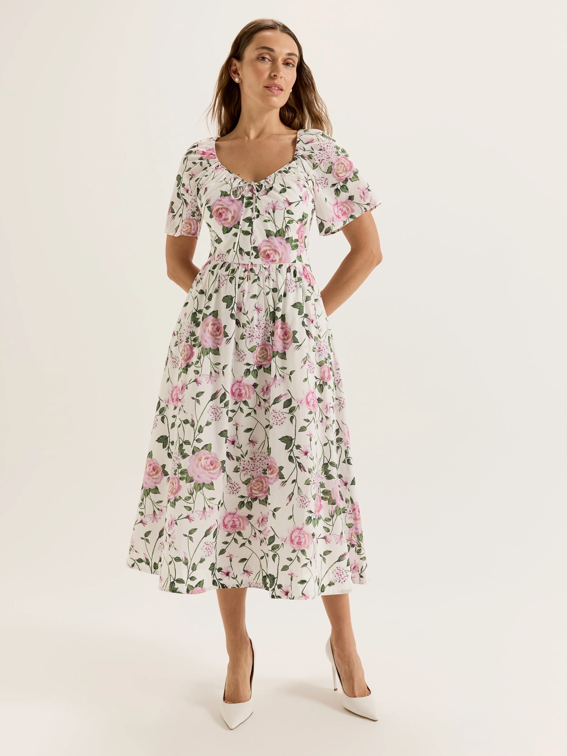 Versatile-Style Soft Fashion Camellia Sundress