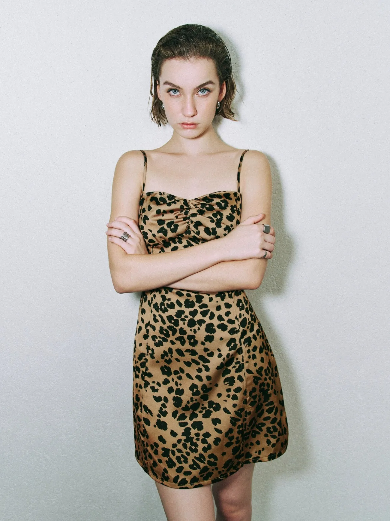 Cami Leopard A-Line Dresses