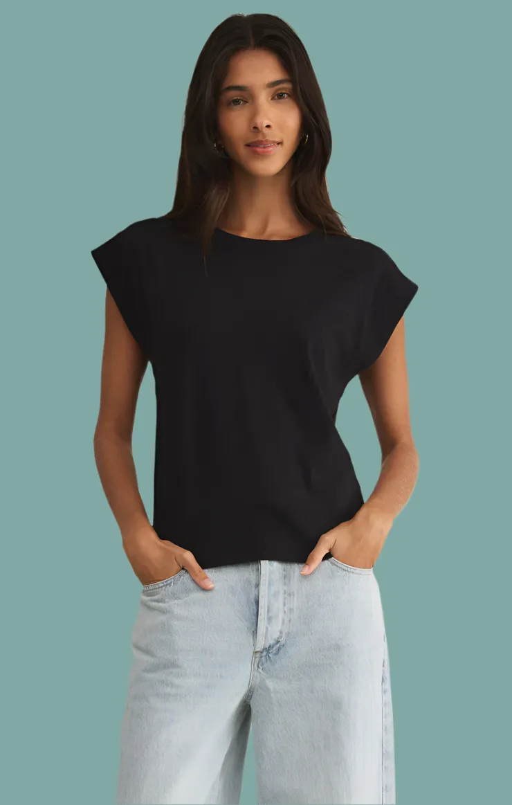 Camino Top Comfy Casual Stretch Material
