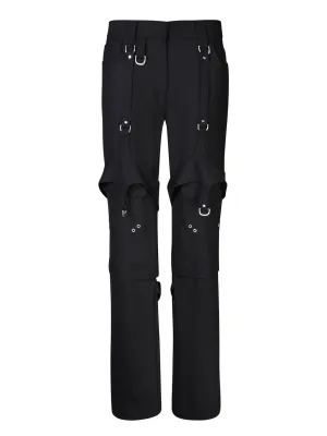 Cargo black trousers