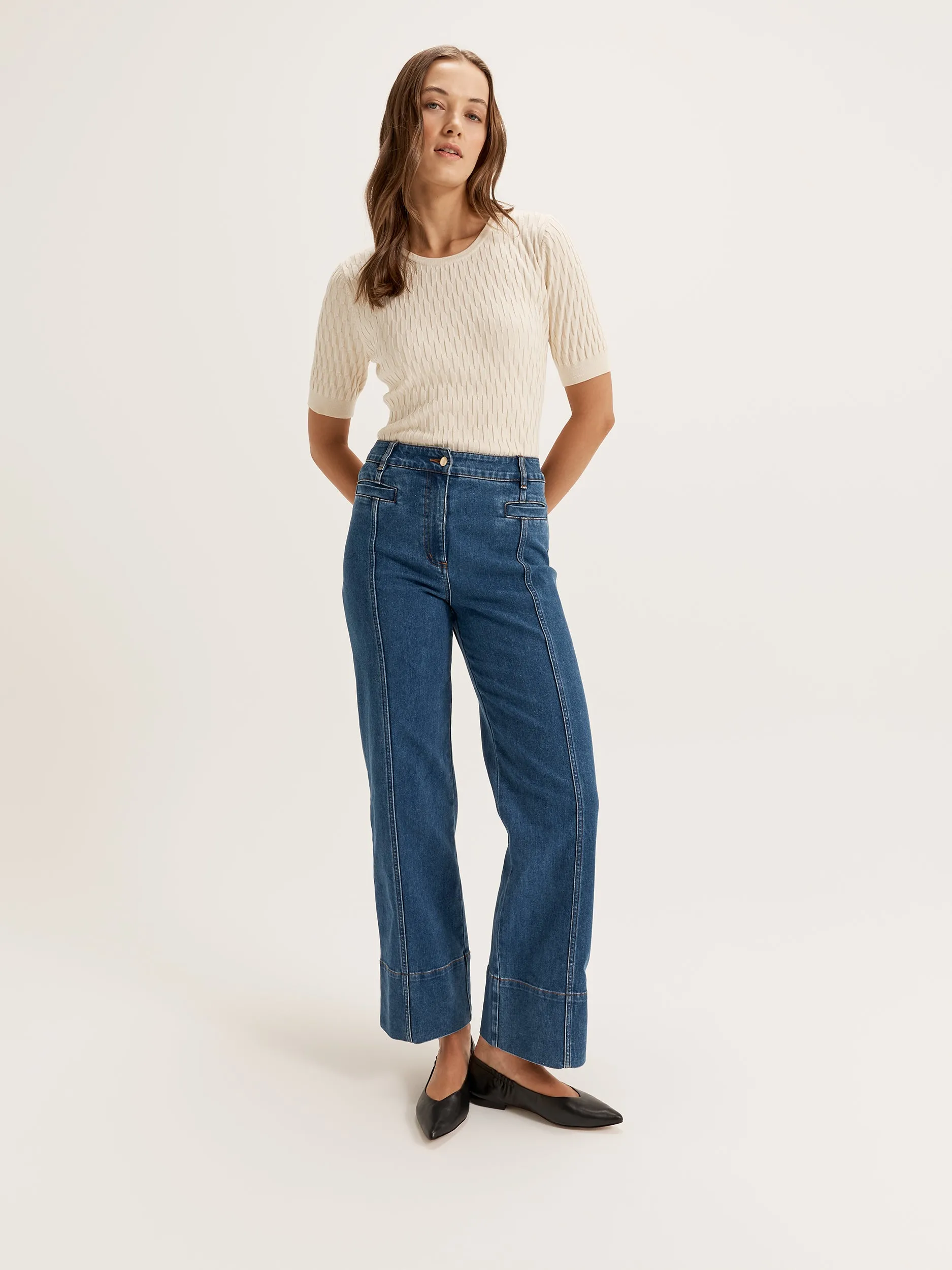 Fall Comfort Merino Wool Carlotta Knit Top