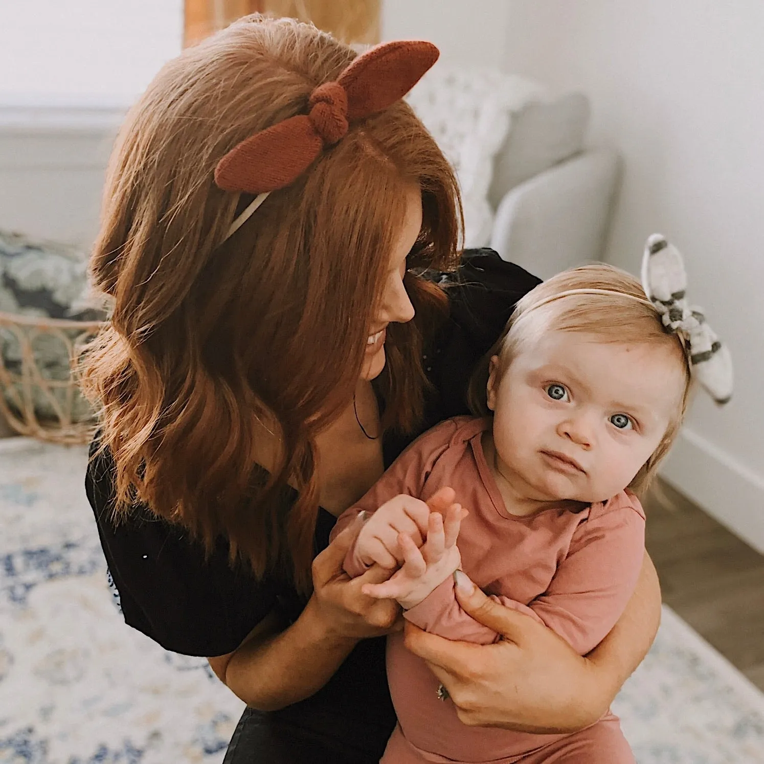 CASHMERE BABY BOW | Lucy