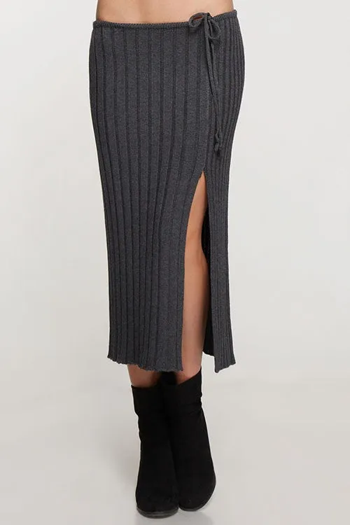 Cashmere Blend Pencil Skirt