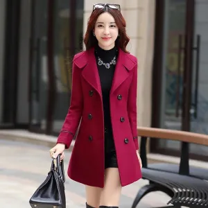 Cashmere Long Coat Slim Fit