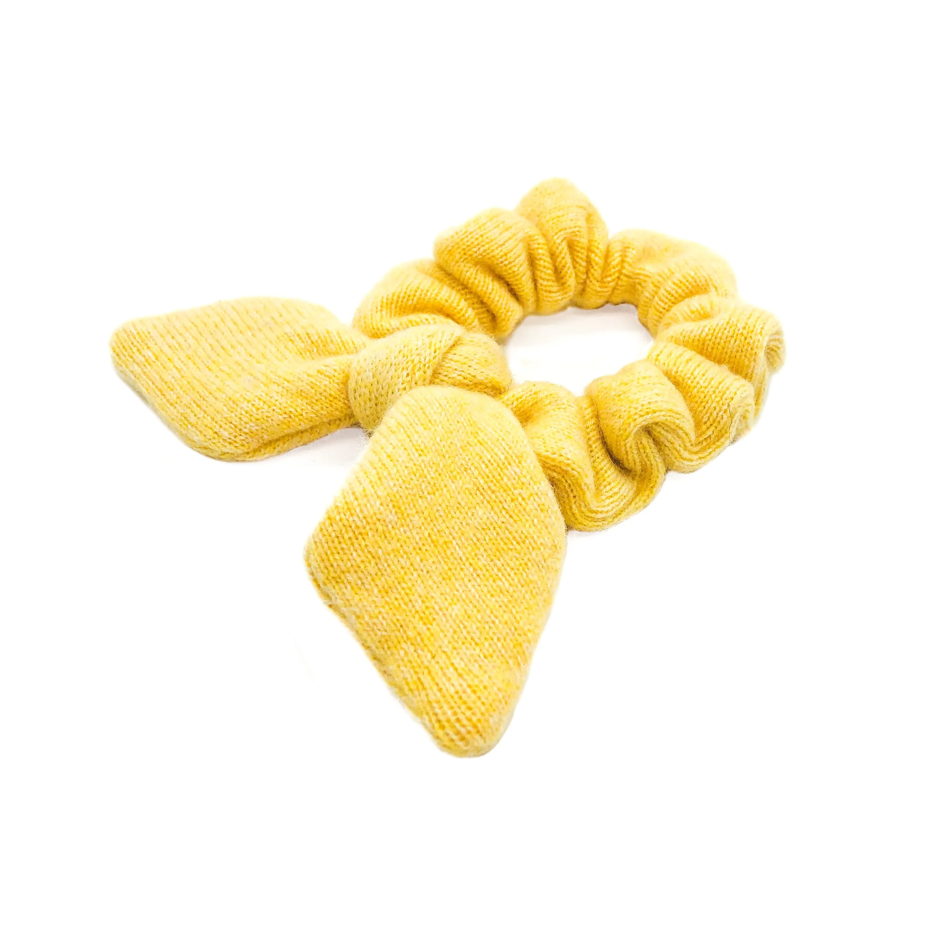 CASHMERE YELLOW SCRUNCHIE | Survivor