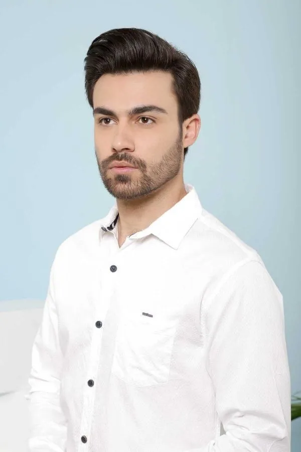 CASUAL SHIRTS FULL SLEEVE SLIM FIT WHITE