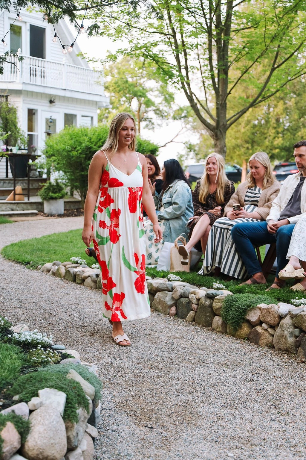 Tropical Spaghetti Strap Dress - FINAL SALE Urban appeal Stain-Guard-Finish