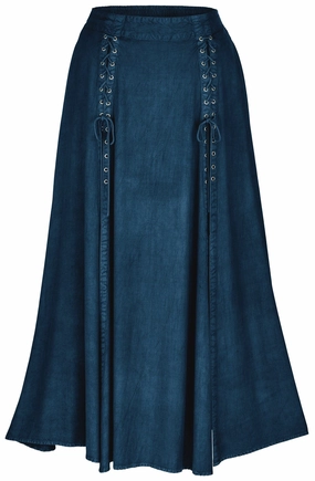 Rowan Maxi Overskirt Limited Edition Hand Painted Weighted Hem