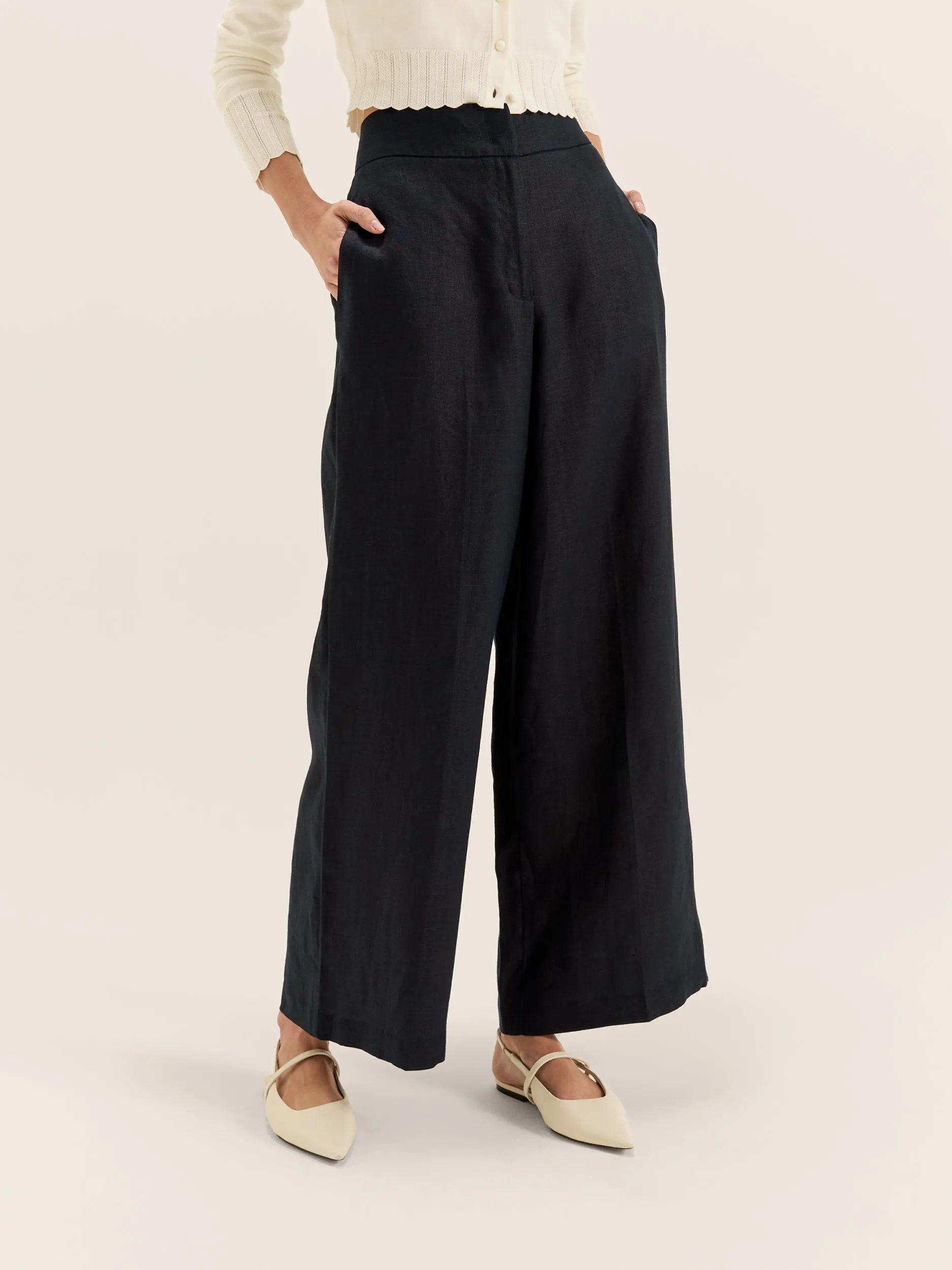 Twill Weave Texture Lightweight Weave Celine Pants