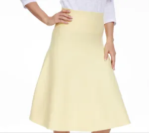 Amazing MM Skirt - Year Round Light Yellow Gentle Vibe Satin feel