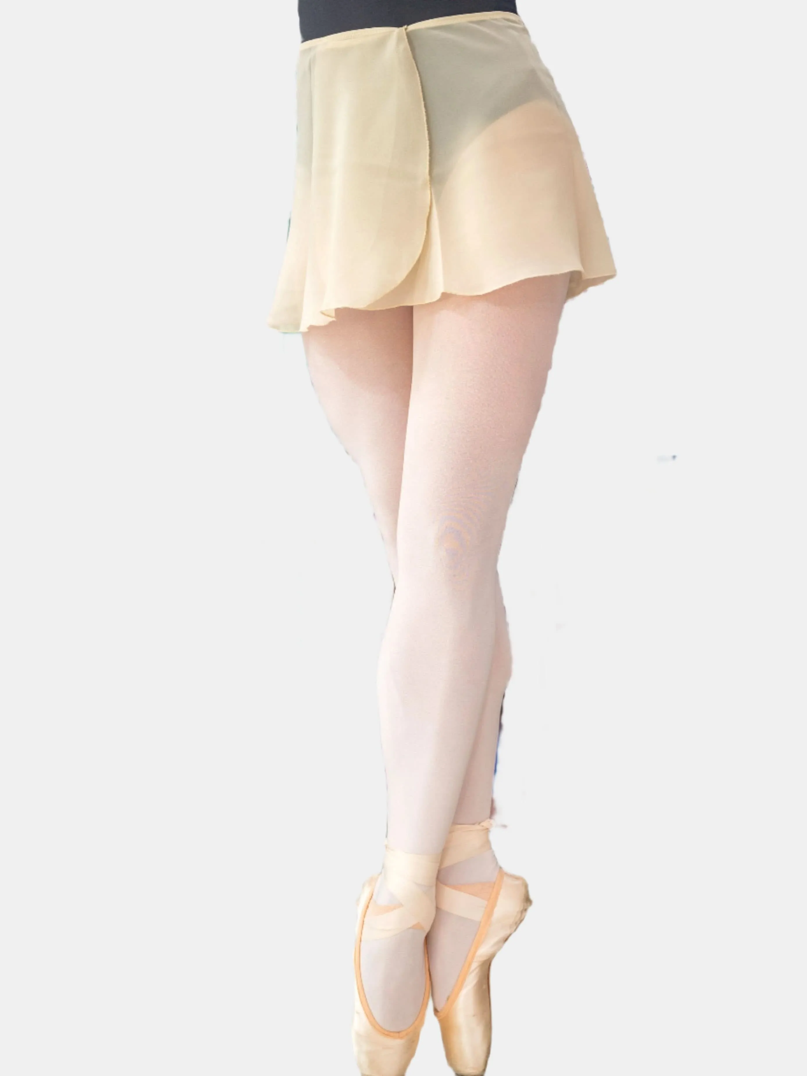 Champagne Wrap Short Dance Skirt MP301