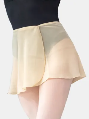 Champagne Wrap Short Dance Skirt MP301