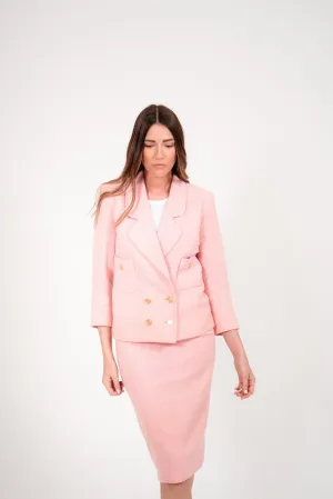 Chanel Pink 2 PC Tweed Suit size EU 34 - AWL2500