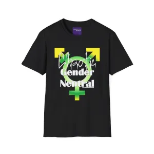 Chaotic Gender Neutral - Unisex T-Shirt - Tabletop Fan - LGBTQ Pride - Differently Normal