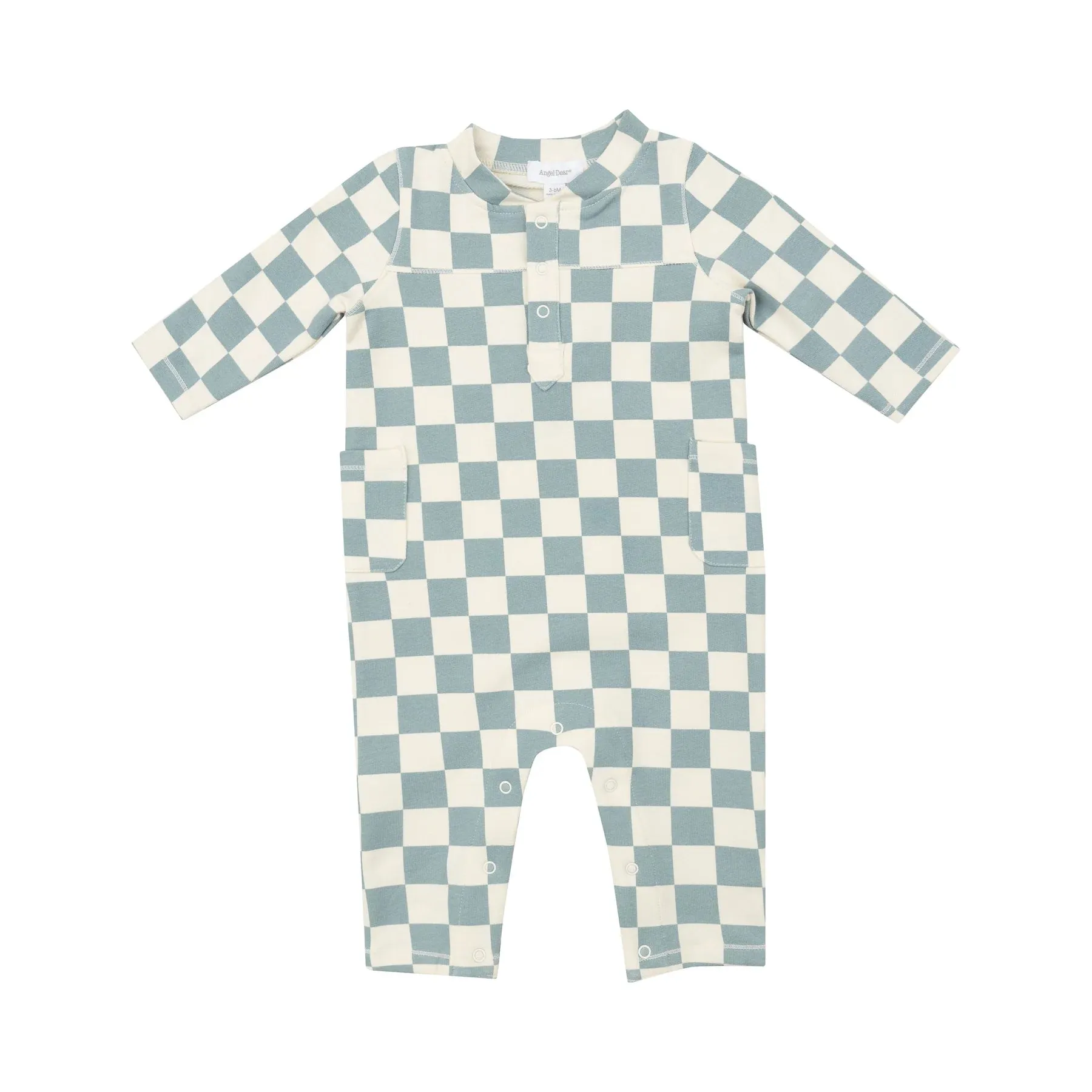 Checkerboard Gray Mist - Uni Romper
