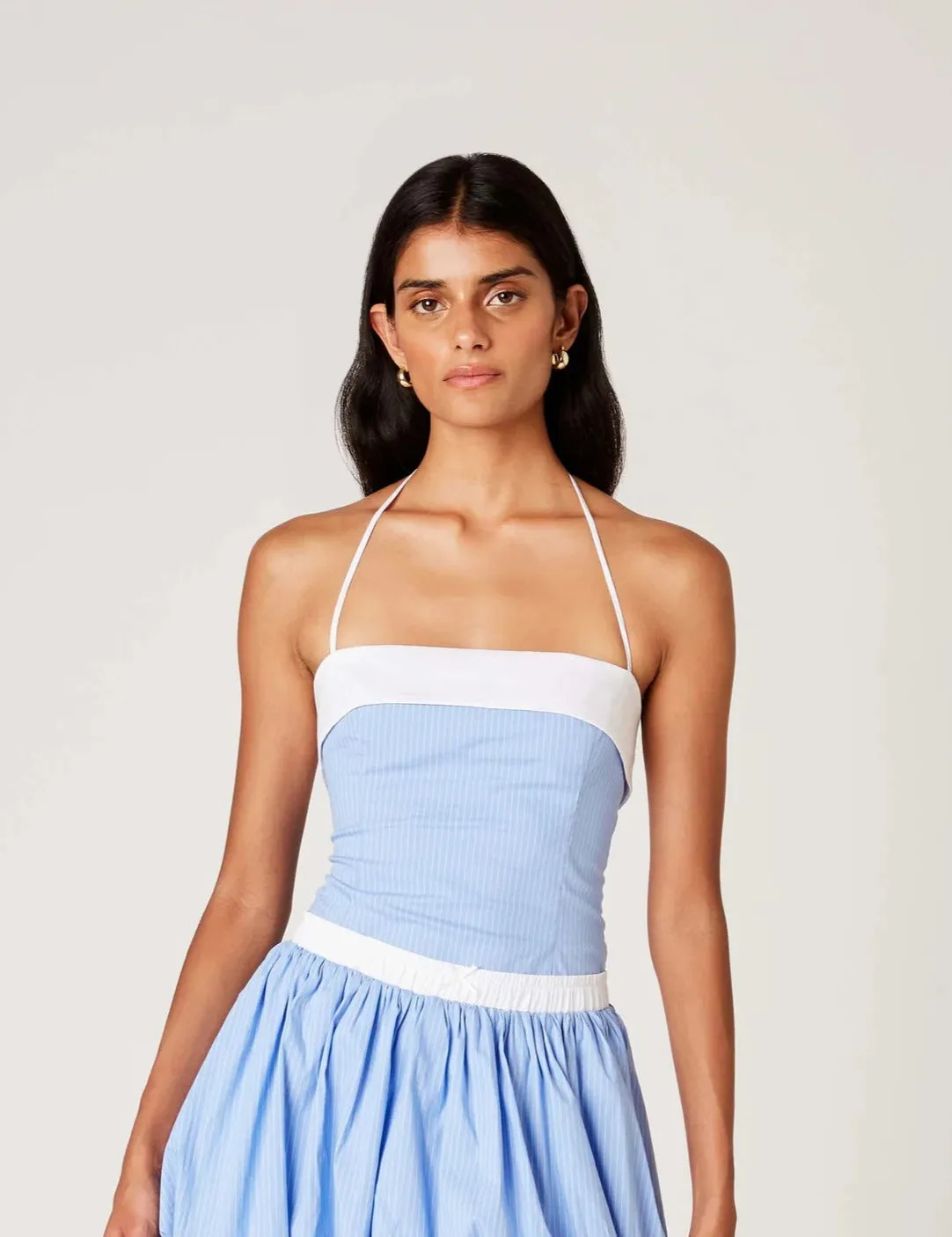 Cherry Top Double Layered Hem Reinforcement Weighted Hem