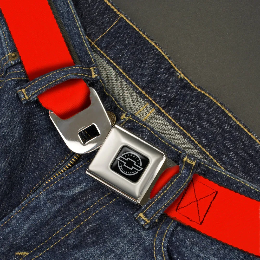 Chevy Seatbelt Belt - Red Webbing