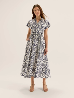 Marjorie Shirtdress Grace Base Polished look dress