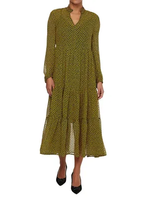 Chiffon Shift Midi D