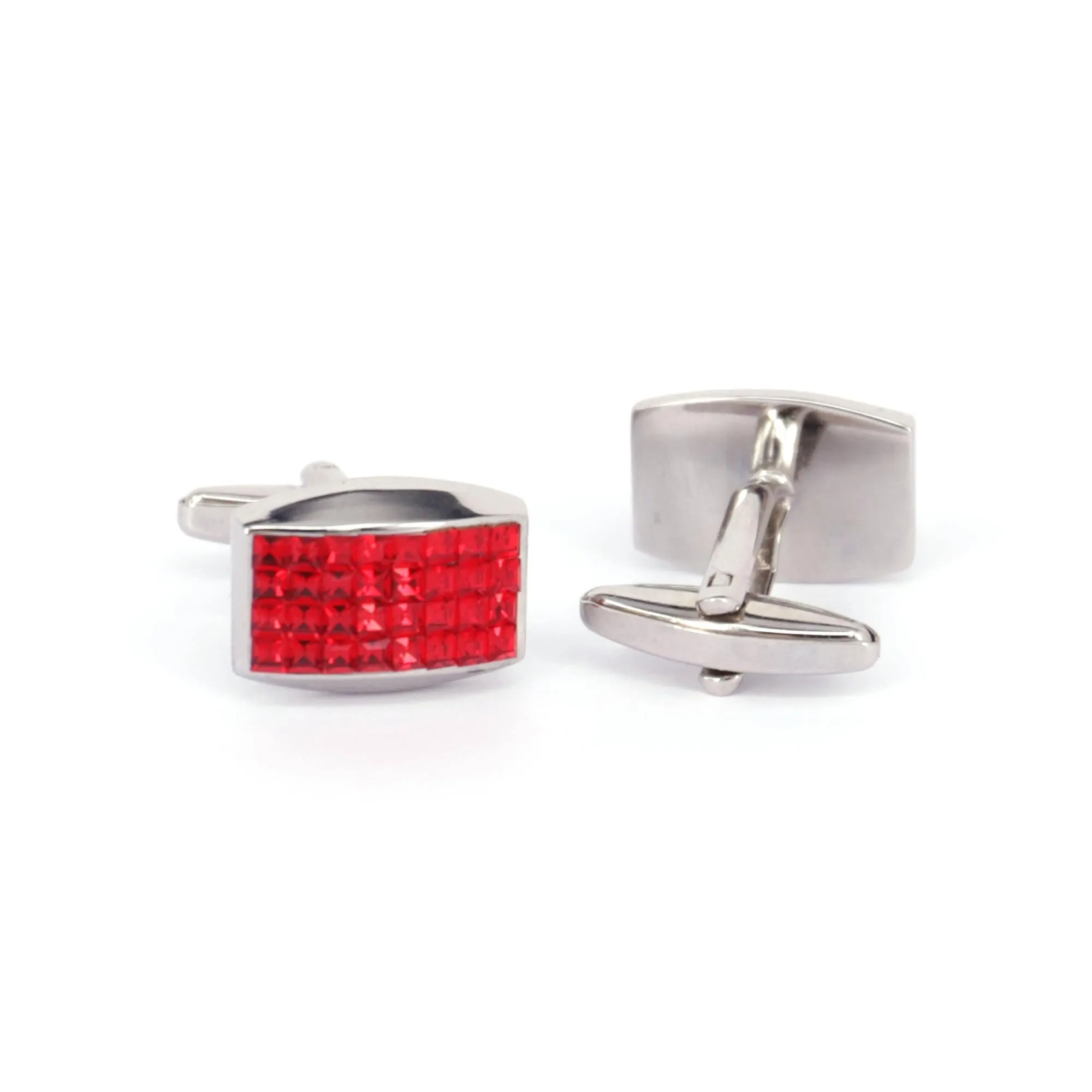 Chili Pepper Red Crystal in Cufflink (Online Exclusive)