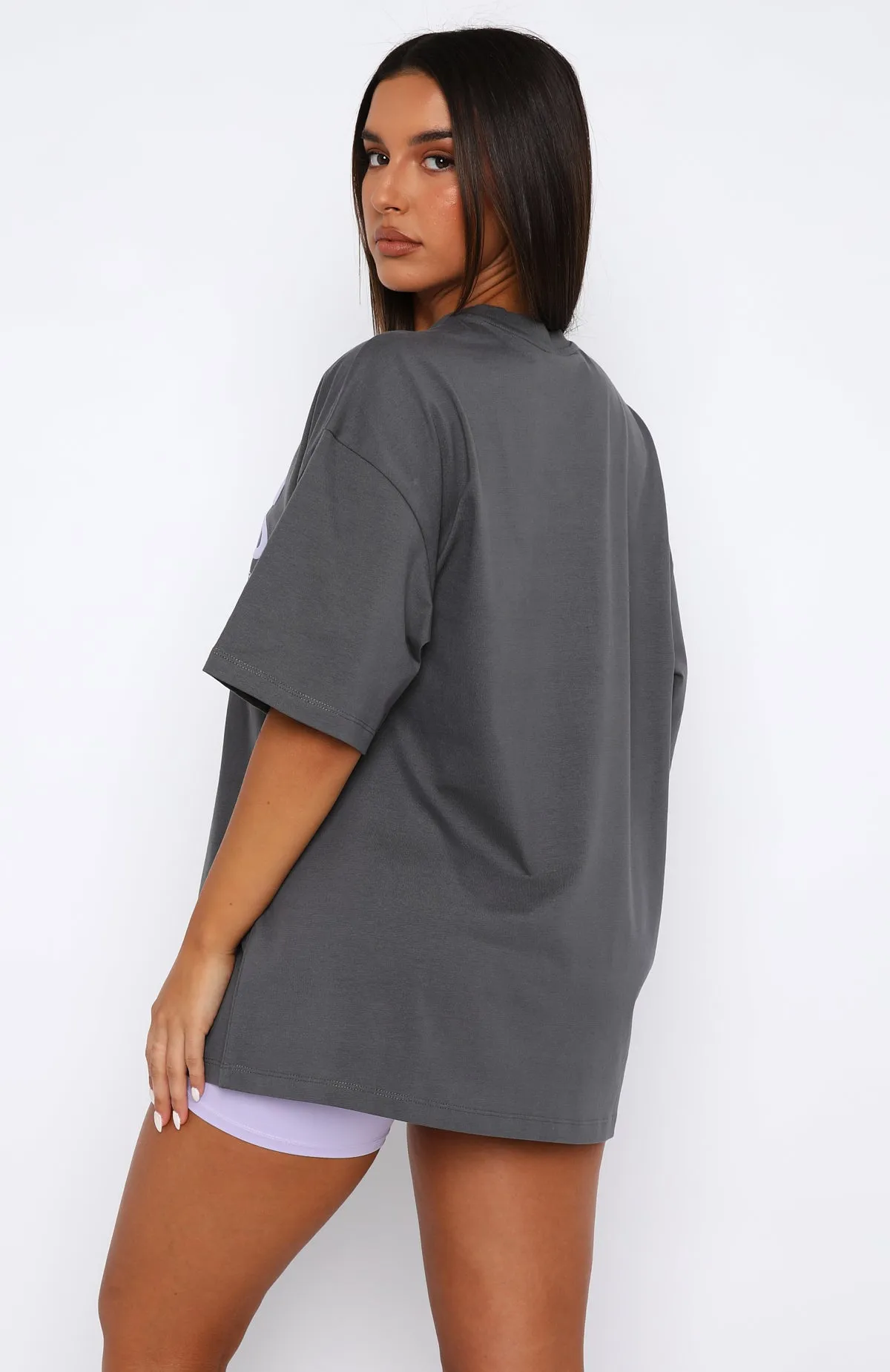 Autumn Layer PreShrunk Fabric Take A Hint Oversized Tee Volcanic