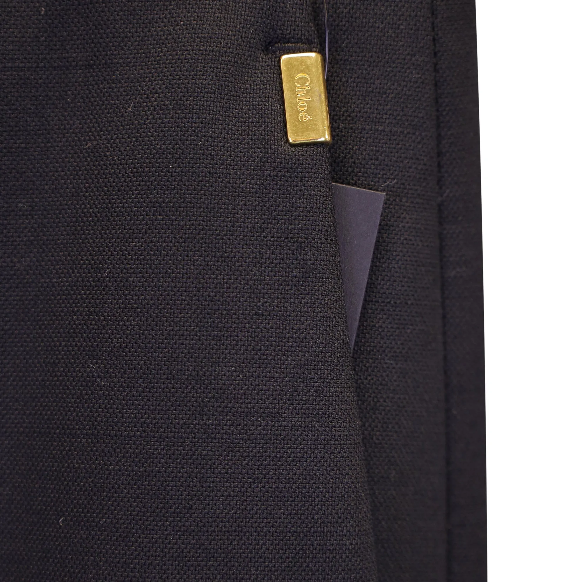 Chloé Trousers in Black Wool