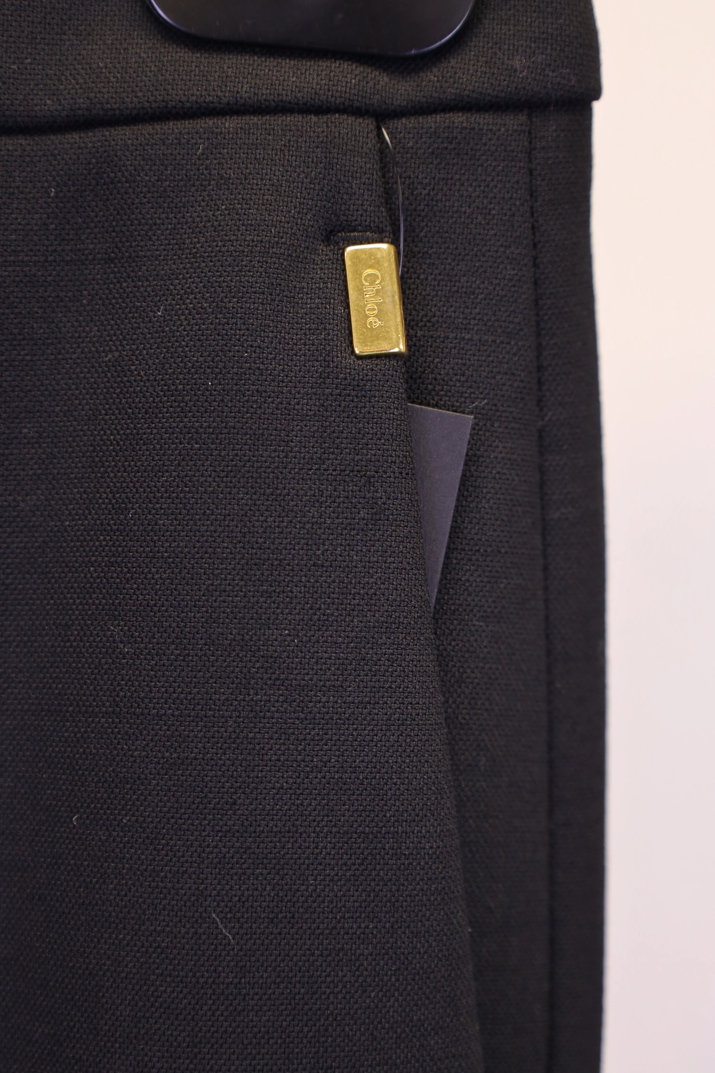 Chloé Trousers in Black Wool