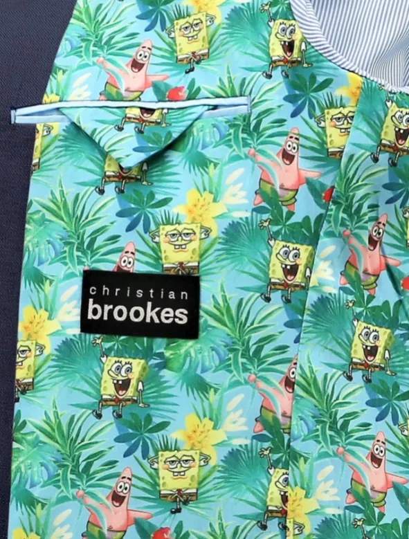 Christian Brooks x Spongebob Shape Linen Jacket
