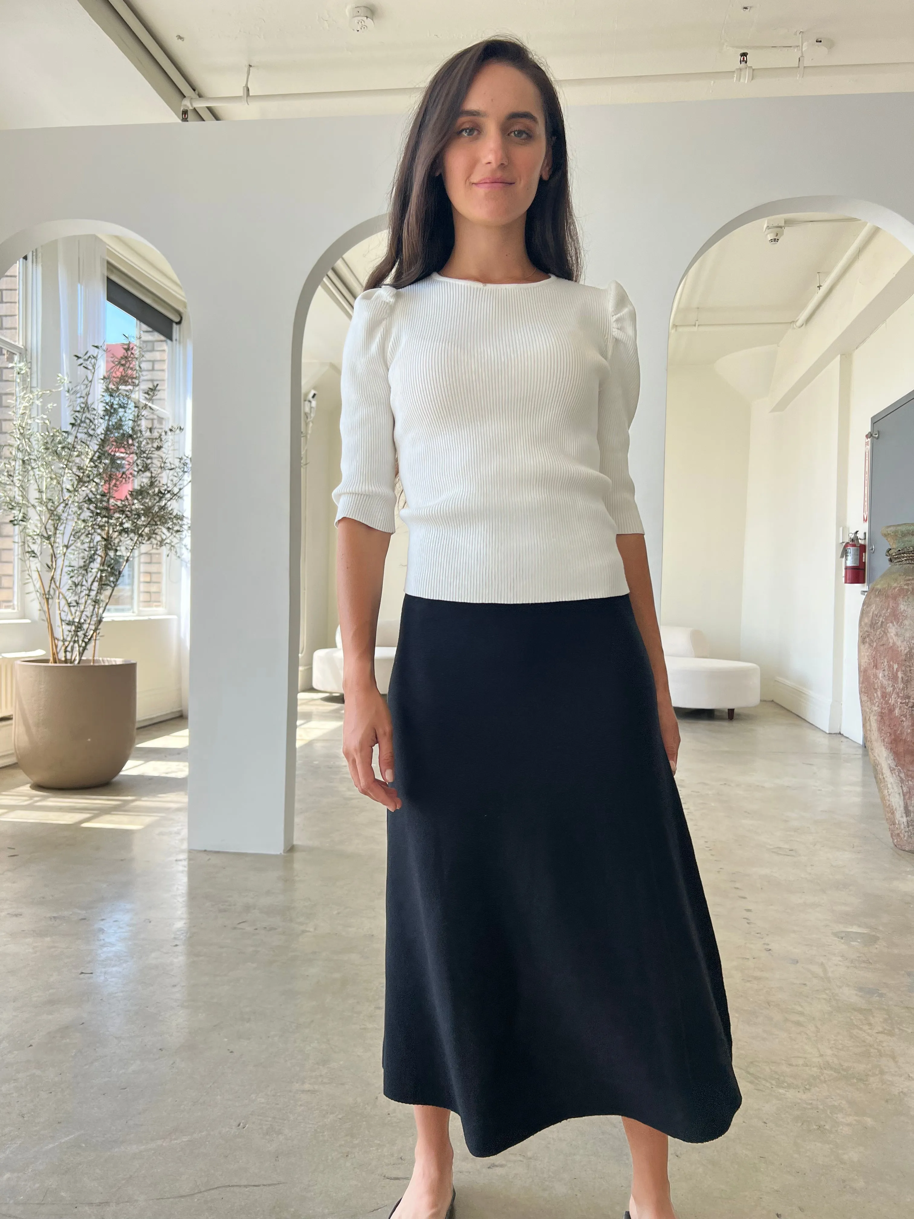 MM PURPLE LABEL MAXI FLARE BOTTOM - BLACK (PLUS SIZE) Travel Vibes Weekend Vibes