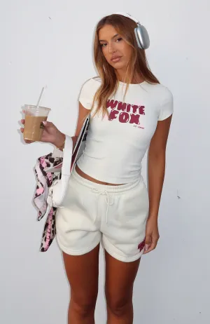 11th Street Sweet Kisses Baby Tee Cake Batter Daily Favorite Reinforced Edging