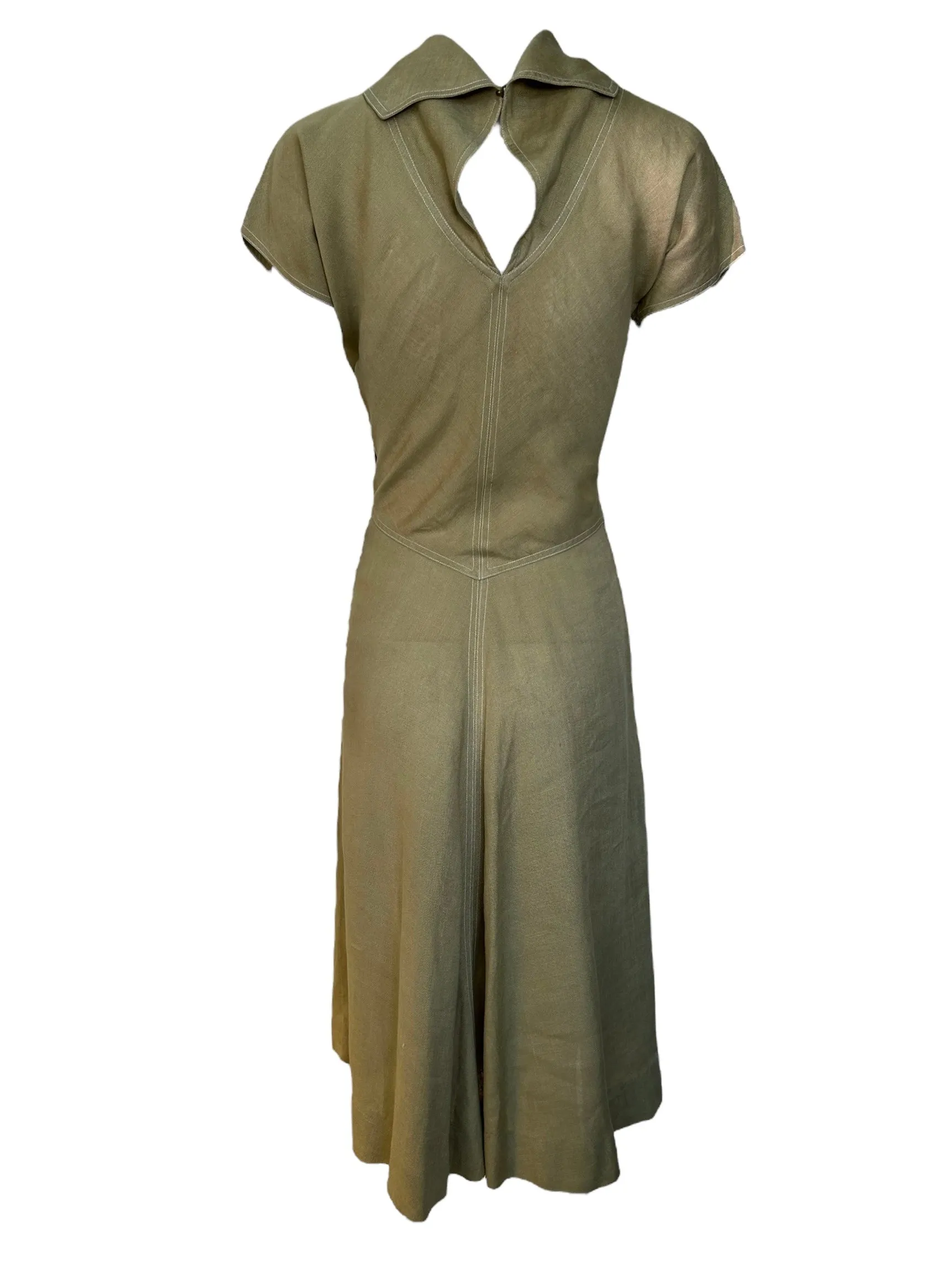 Claire McCardell Avocado Green Dress