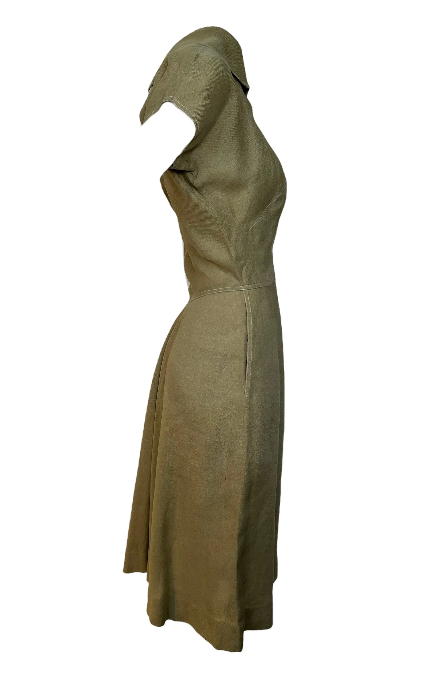 Claire McCardell Avocado Green Dress