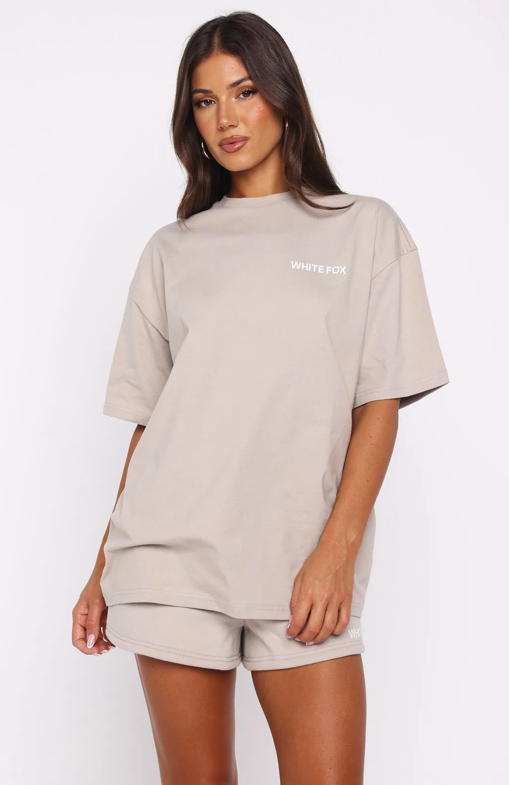 City Comforted Relaxed Crew Neck Core Classic Lounge Shorts Moon