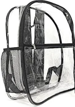 Clear Backpack See Through For School or Work (CH-Y113)