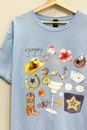 Casual Tank BuiltInLayer Coastal Cowgirl Tee S-XL