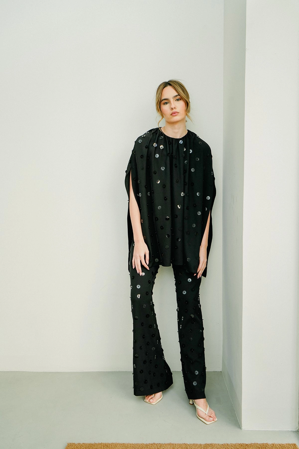 Jackie Set Midweight Four Way Stretch HighNeckCut