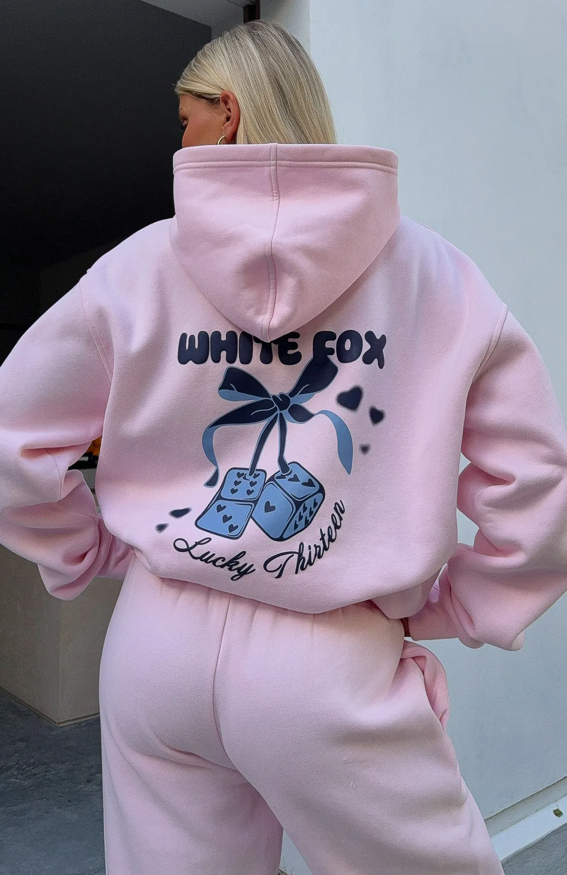 Ultra Soft Lucky Thirteen Cheyenne Oversized Hoodie Soft Pink
