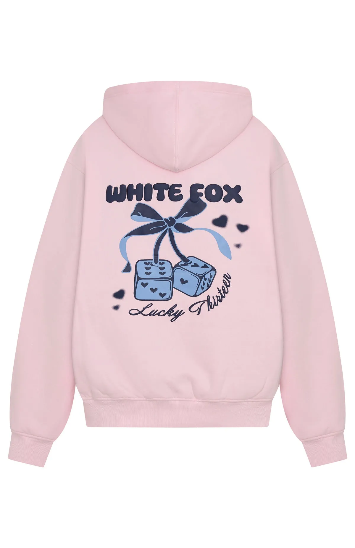Lucky Thirteen Cheyenne Oversized Hoodie Soft Pink Autumn Ready