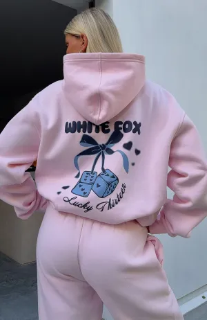 Ultra Soft Lucky Thirteen Cheyenne Oversized Hoodie Soft Pink