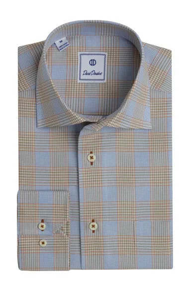 Colorful Glen Plaid Sport Shirt