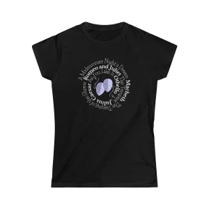 Comedies and Tragedies Fitted Tee