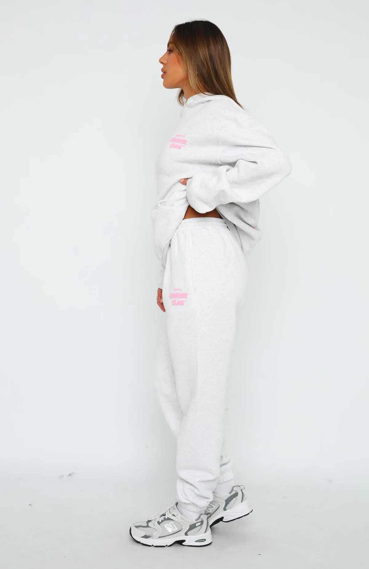 Comfort Club Sweatpants Mist Tubular Knit Method Lightwear Look