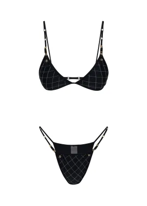 Naomi Buckle Bikini Bottom | Black Street Ready