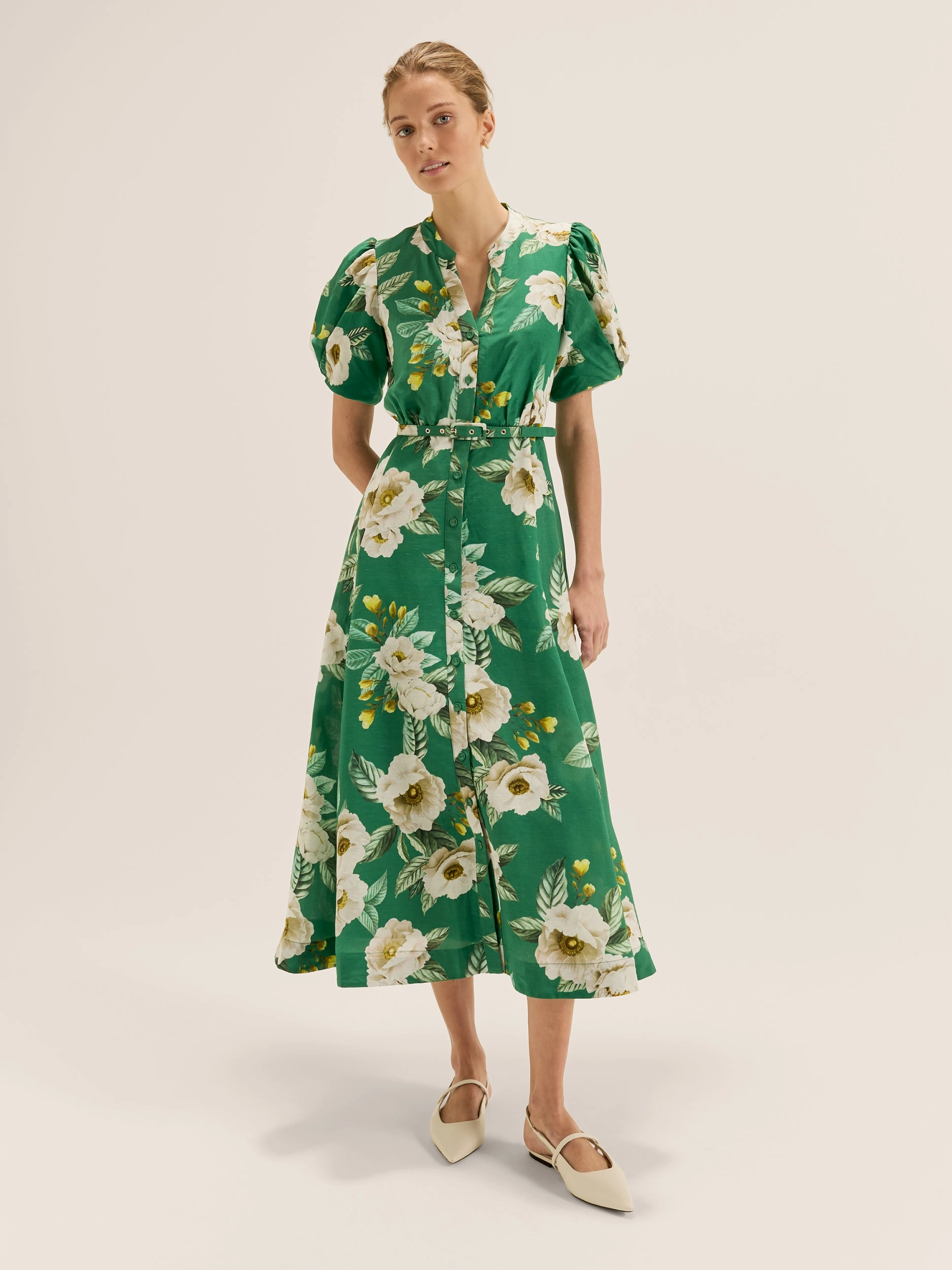 Peony Shirtdress Airy Touch Global Style