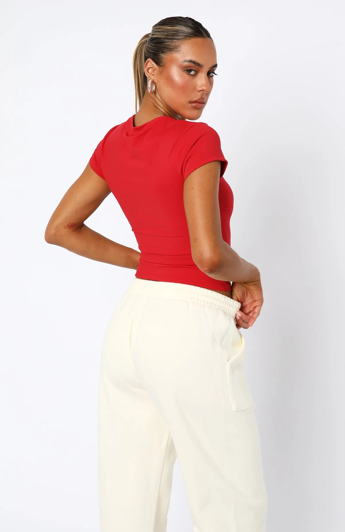 Winter Travel Ultra Soft Era 8 Baby Tee Salsa