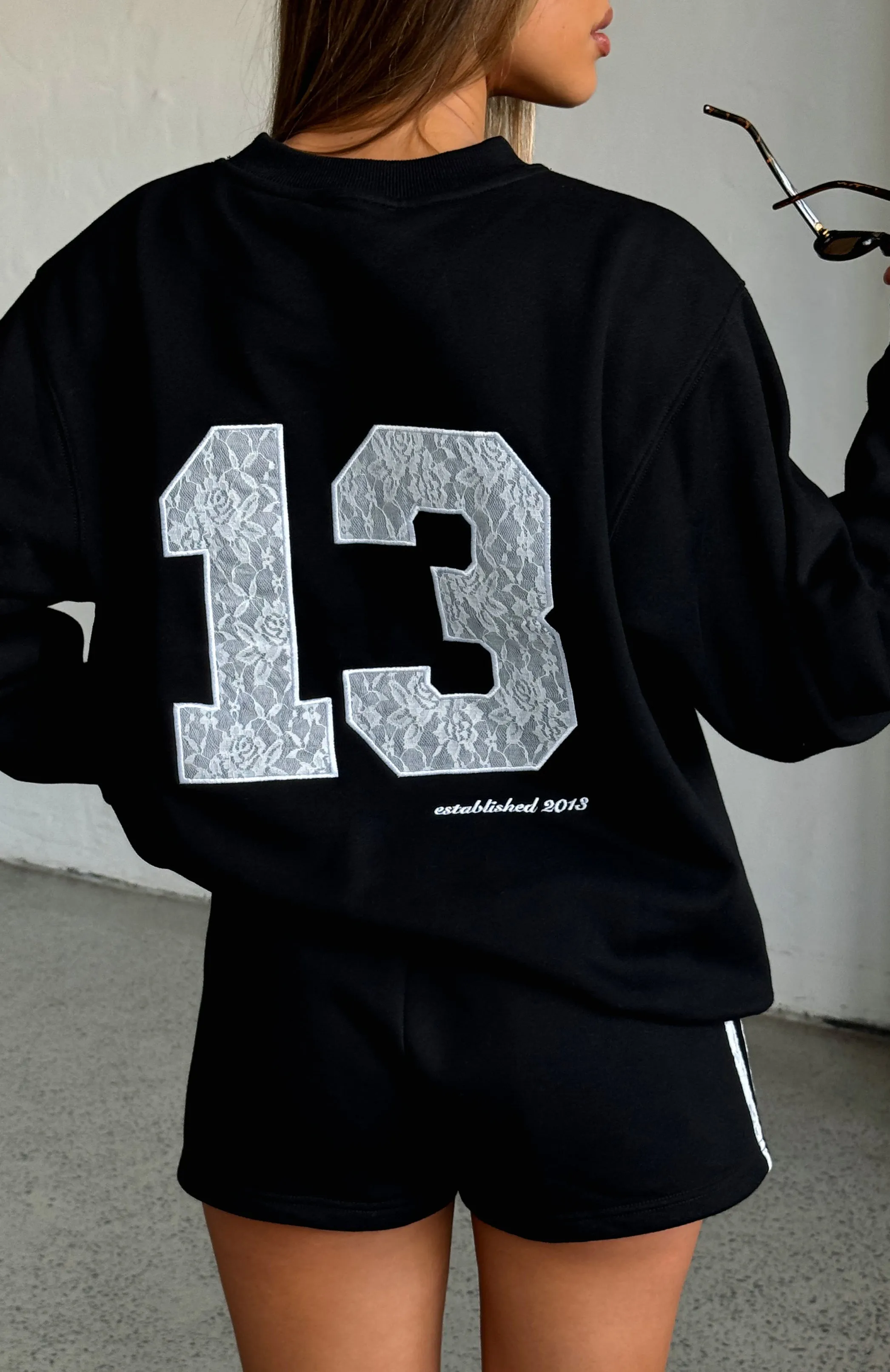 Gave You Everything Oversized Sweater Black Home Trend