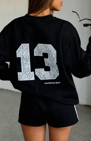 Gave You Everything Oversized Sweater Black Home Trend